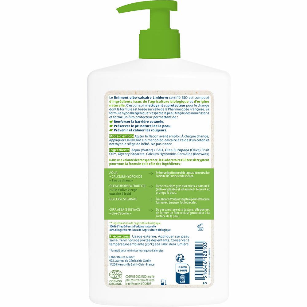 Gilbert Liniment liniderm oléo-calcaire 1L