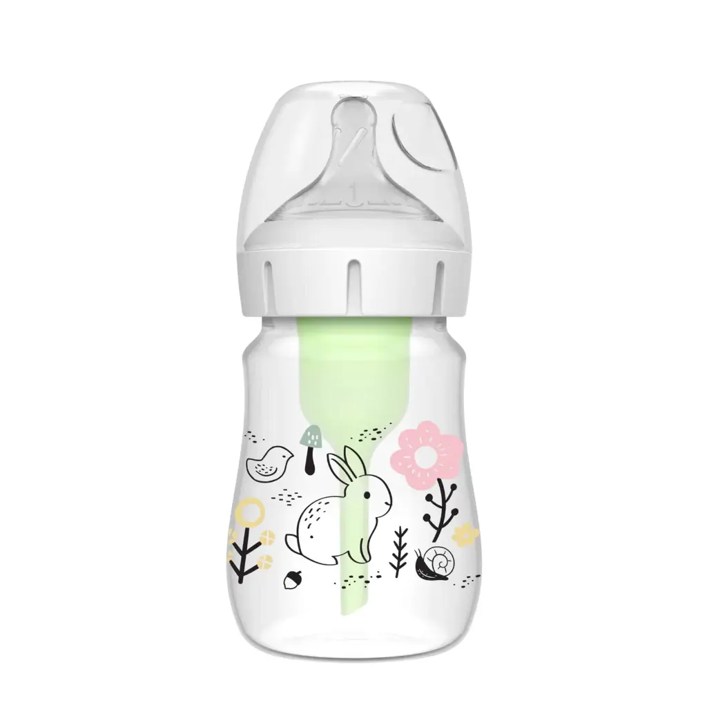 WB51009-INTLX_Product_OptionsPLUS_Wide-Neck_Designer_edition_5oz_150ml_Woodland_Bunny_deco_1-pack-1-scaled-1-scaled.webp