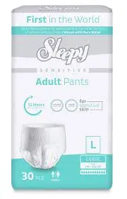 SLEEPY sensitive culotte adulte XL 30 pièces TAILLE 120-160 CM
