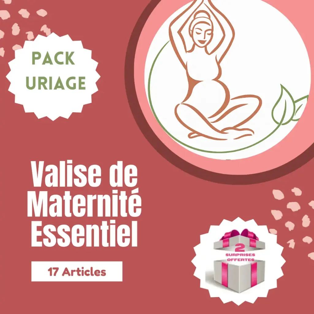 Valise de maternité Essentiel Pack Uriage 17 Articles