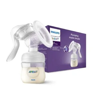 مضخة الثدي اليدوية البسيطة من Philips Avent