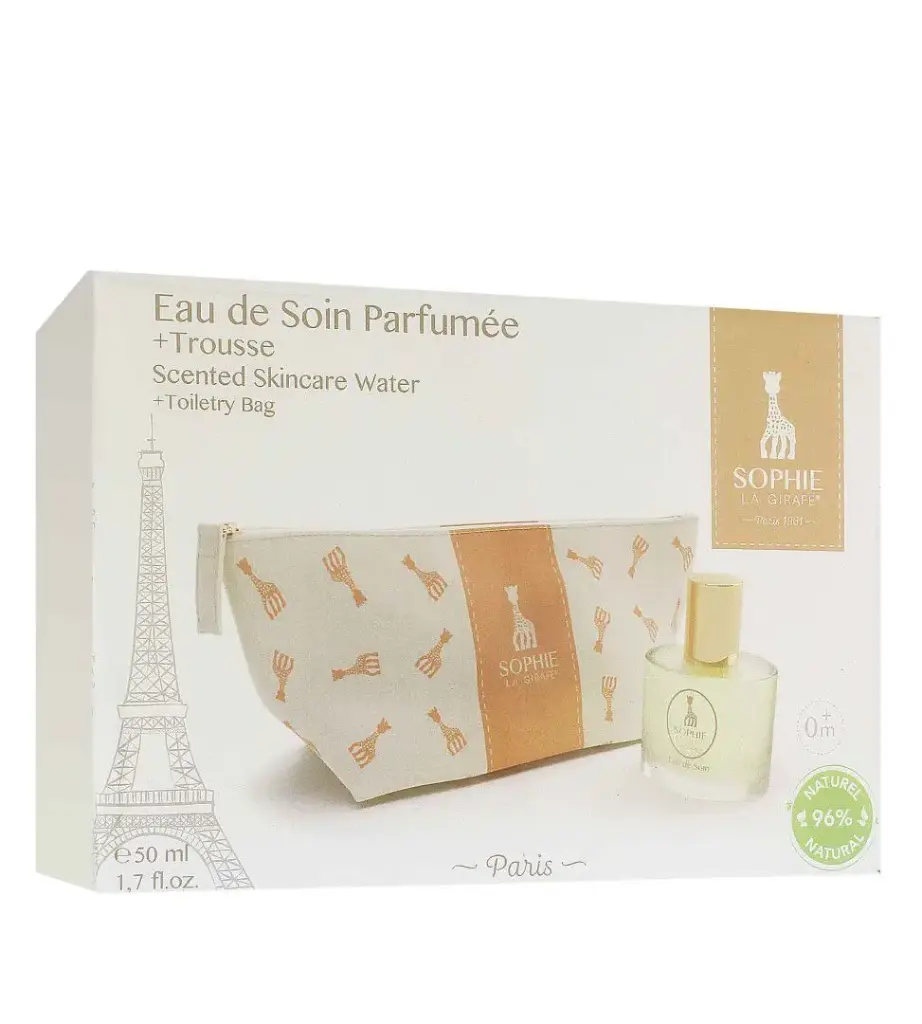 Coffret eau de soin Parfumé Sophie La Girafe 50 ml + Trousse