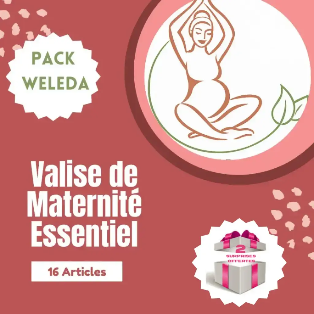 Valise de maternité Essentiel Pack Weleda 16 Articles