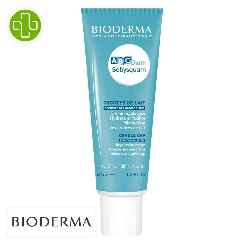 بيوديرما ABCDerm Babysquam قبعات المهد 40 مل