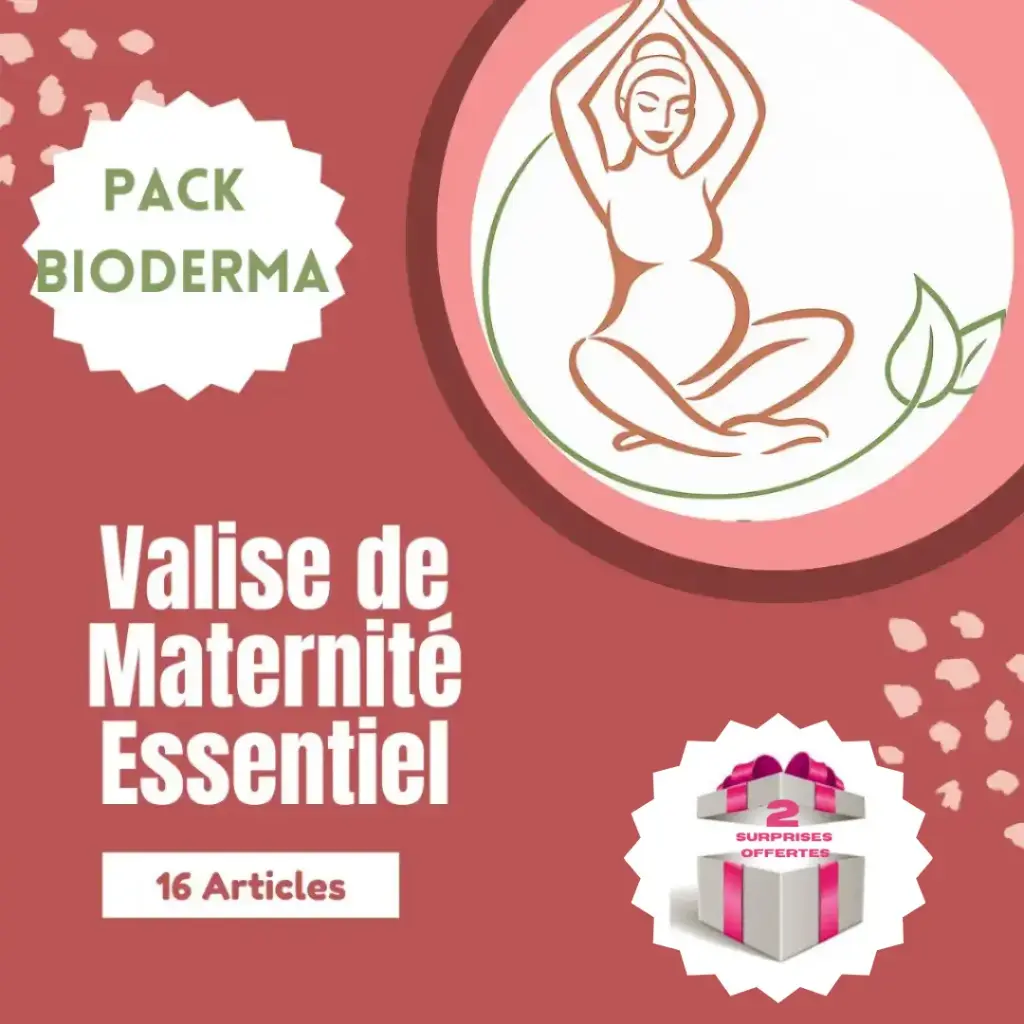 Valise de Maternité Essentiel Pack Bioderma ABCDerm 16 Articles