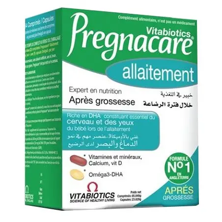 PREGNACARE COMPLEMENT ALLIMENTAIRE ALLAITEMENT, 84 COMPRIMES