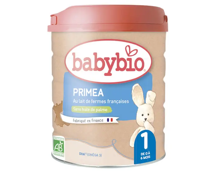 Babybio - Lait Infantile - Primea 1er Âge - 800g - dés 6 Mois 