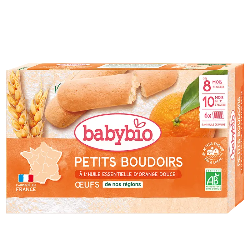 BABYBIO BOUDOIRS FLEURS D'ORANGER 120G