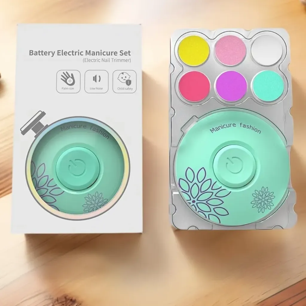 Lime Ongle électrique 6 en 1 pour Bébé, enfants tous âges et Adultes | Vert