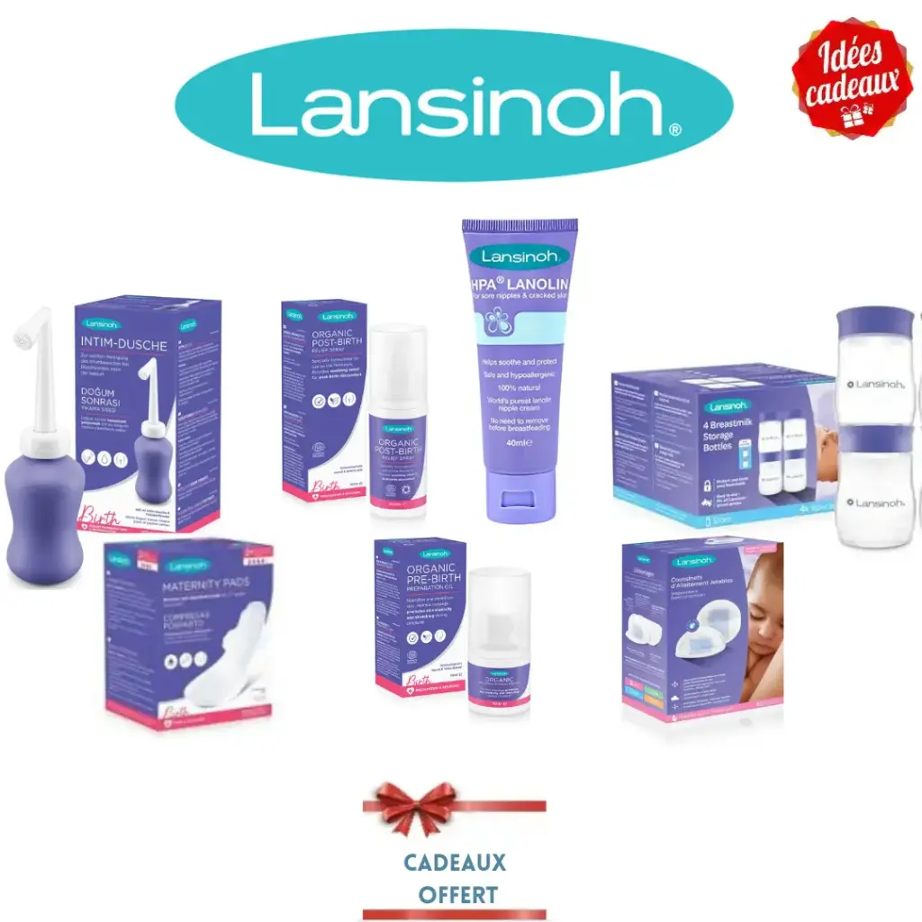PACK DES ESSENTIELS LANSINOH POUR BEBE & MAMAN