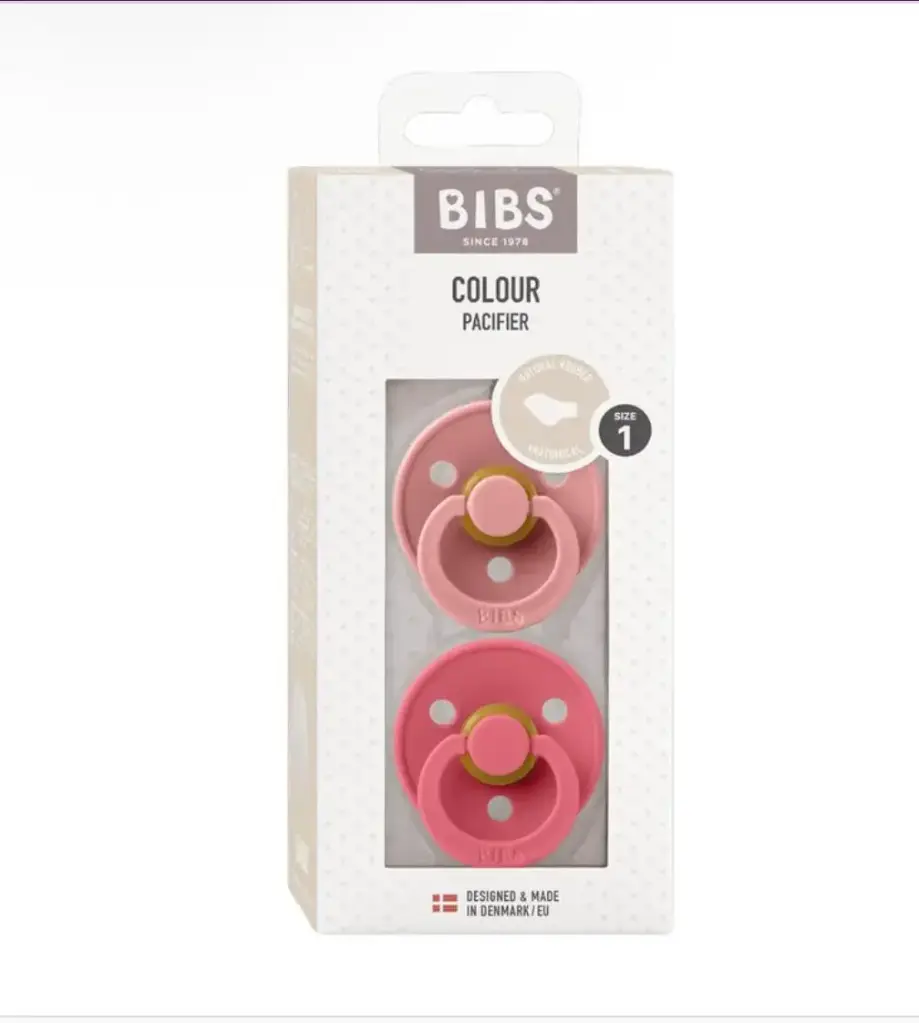 Bibs Lot de 2 Sucettes Anatomique Taille 1 (0-6 mois)