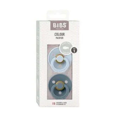 Bibs Lot de 2 Sucettes Symétrique Taille 1 (0-6m)