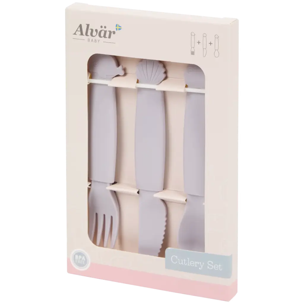 Couverts pour bébé Alvär (Bleu)