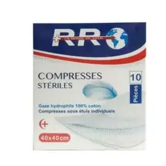 Compresses de gaze Stériles RR 40*40 10 PCS