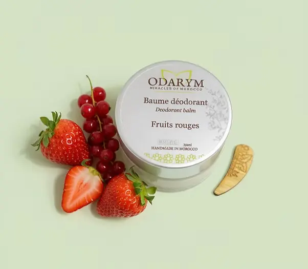 Odarym Baume Déodorant Pour Femme Enceinte Fruits Rouge– 30ml