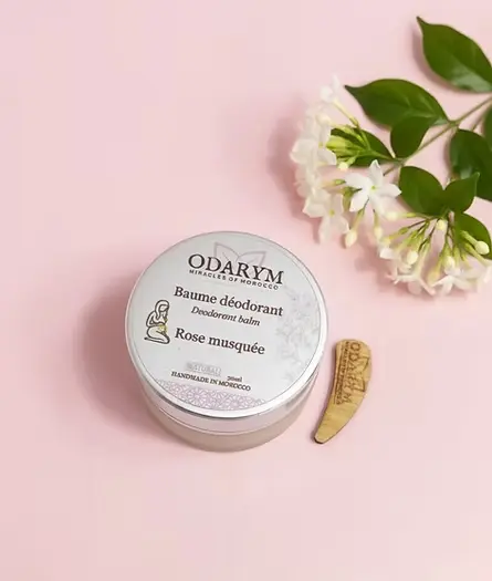 Odarym Baume Déodorant Pour Femme Enceinte Rose Musquée – 30ml 