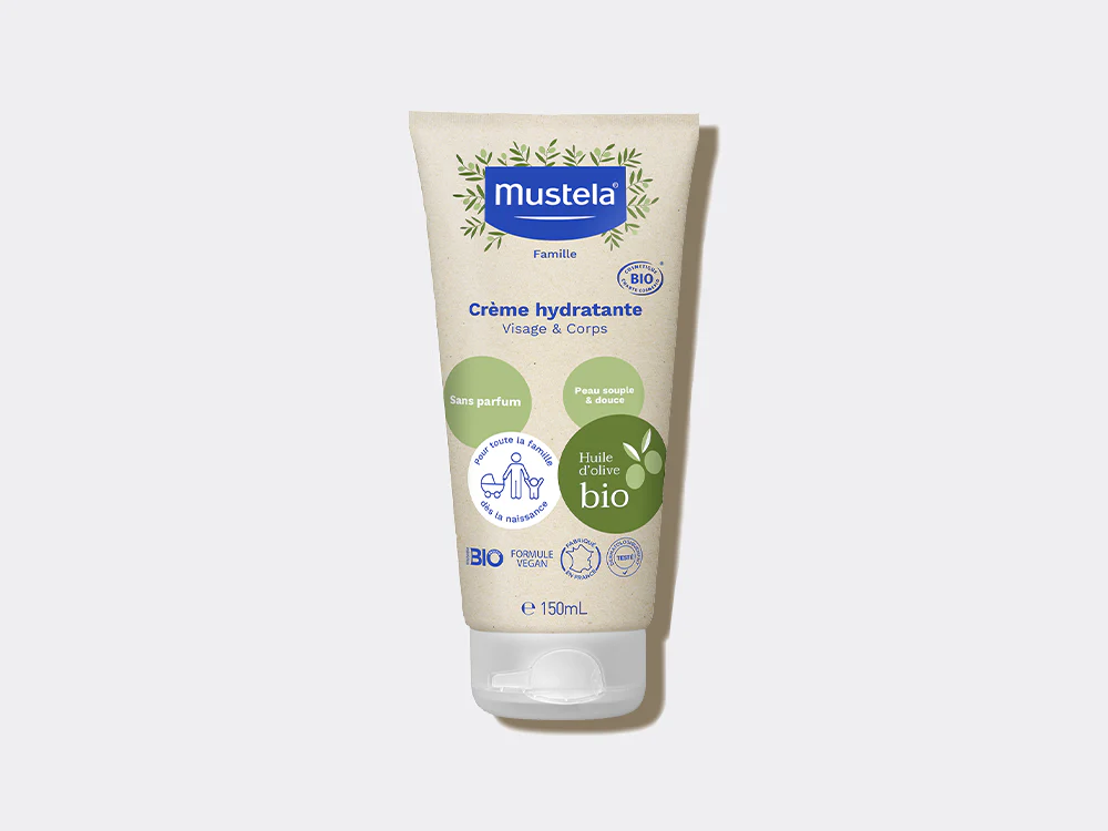 Crème hydratante Mustela certifiée BIO 150 ML
