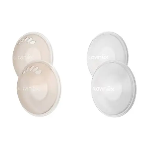 Suavinex Coquille D'allaitement Recueil Lait Maternel+ 2 Coupelles Protectrices