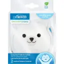 DR BROWNS COMPRESSE FROIDE DE CONFORT, 2 COMPRESSES OURS POLAIRE ET BALEINE