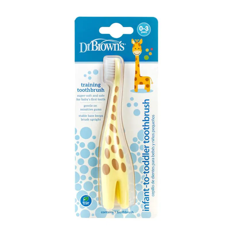 Dr. Brown’s Brosse à dents 0-3A – Girafe