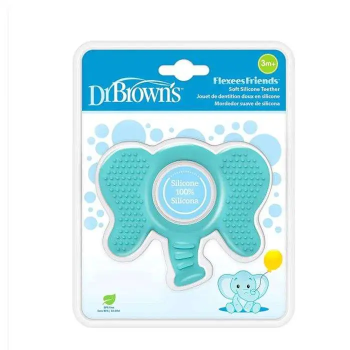 Dr. Brown's Anneau de dentition Flexees Friends Elephant 3M+