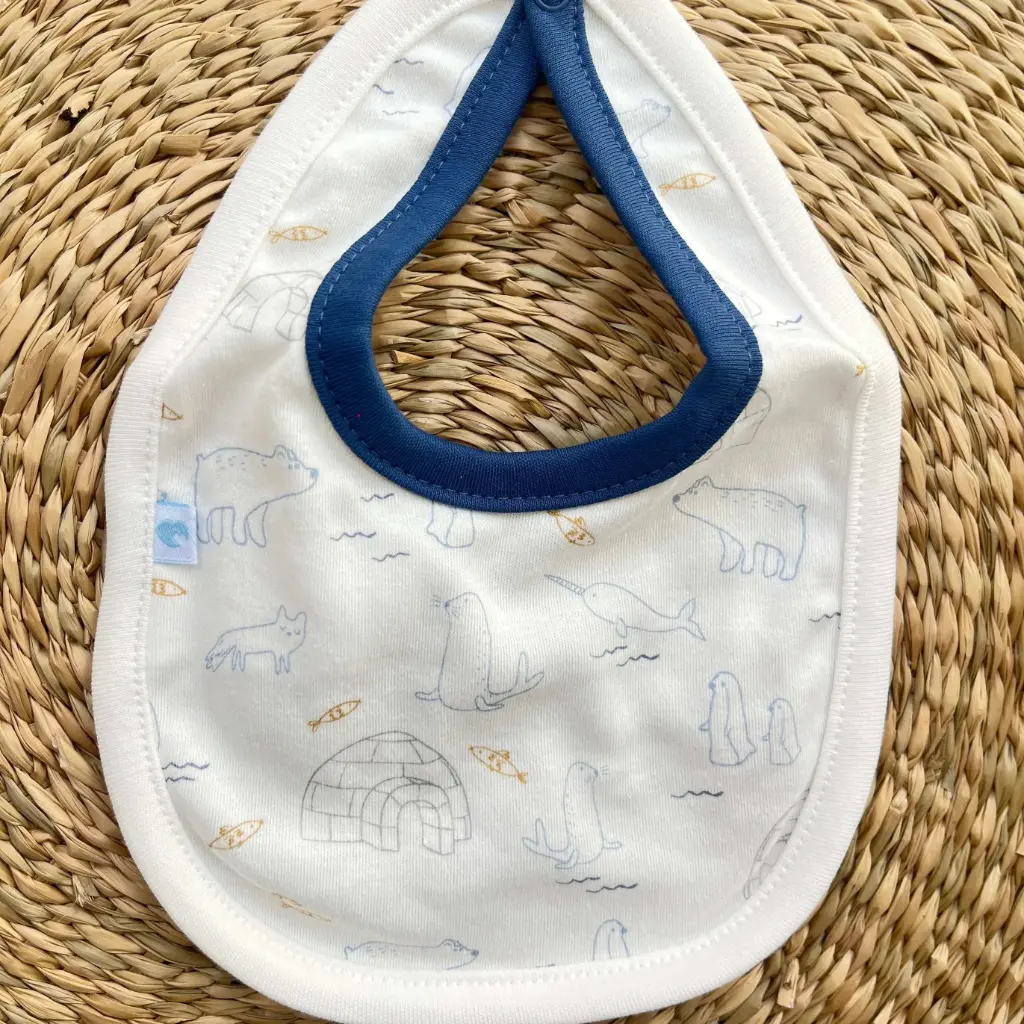 Lot de 3 Bavoirs | Caramell    Bleu&Blanc