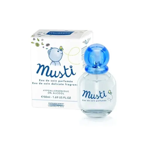 Eau De Soin Parfumée Musti 0% alcool | Mustela   50ml