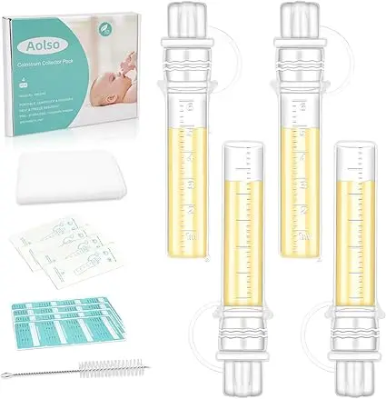 Collecteur De Colostrum Réutilisable, 4 Pieces 6ml | Aolso