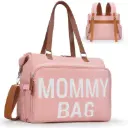 Sac de rangement pour Bébé grande capacité très pratique 14 poches | Mommy Bag Rose