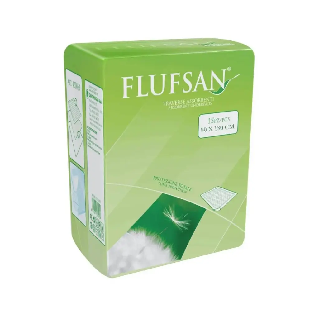 FluFSAN Alaises de change Dimensions 80 x 180 1 paquet de 15 pièces