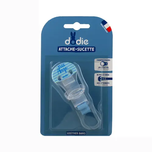 Dodie Attache Sucette Ruban Bleu