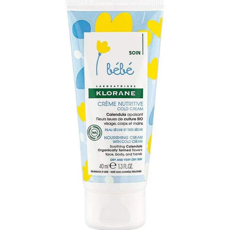Klorane Bébé Crème nutritive Cold Cream et Calendula - 40ml