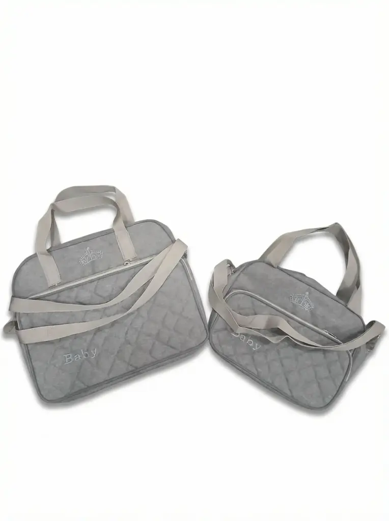 2 Sacs De Maternité Pour Bébé Gris