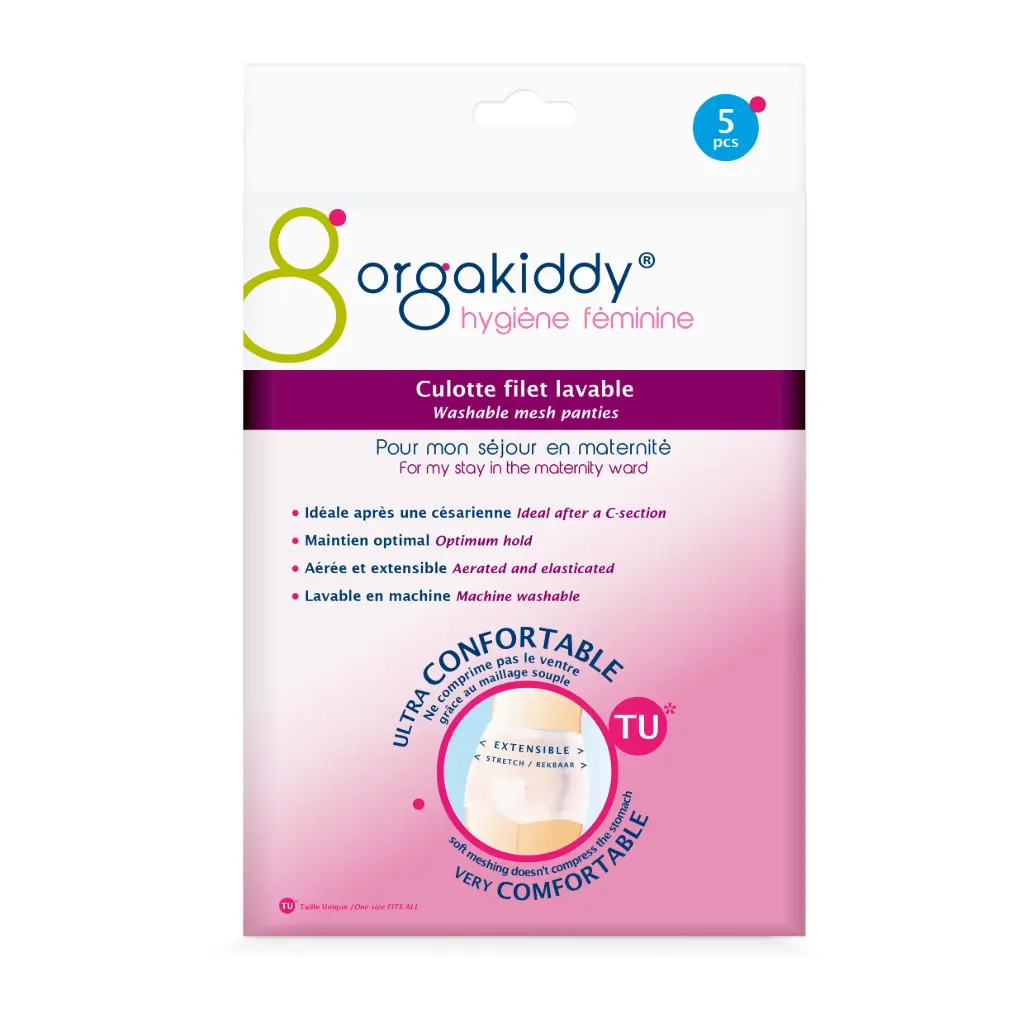 Culotte Filet Lavable Taille Unique | Orgakiddy 5 unités