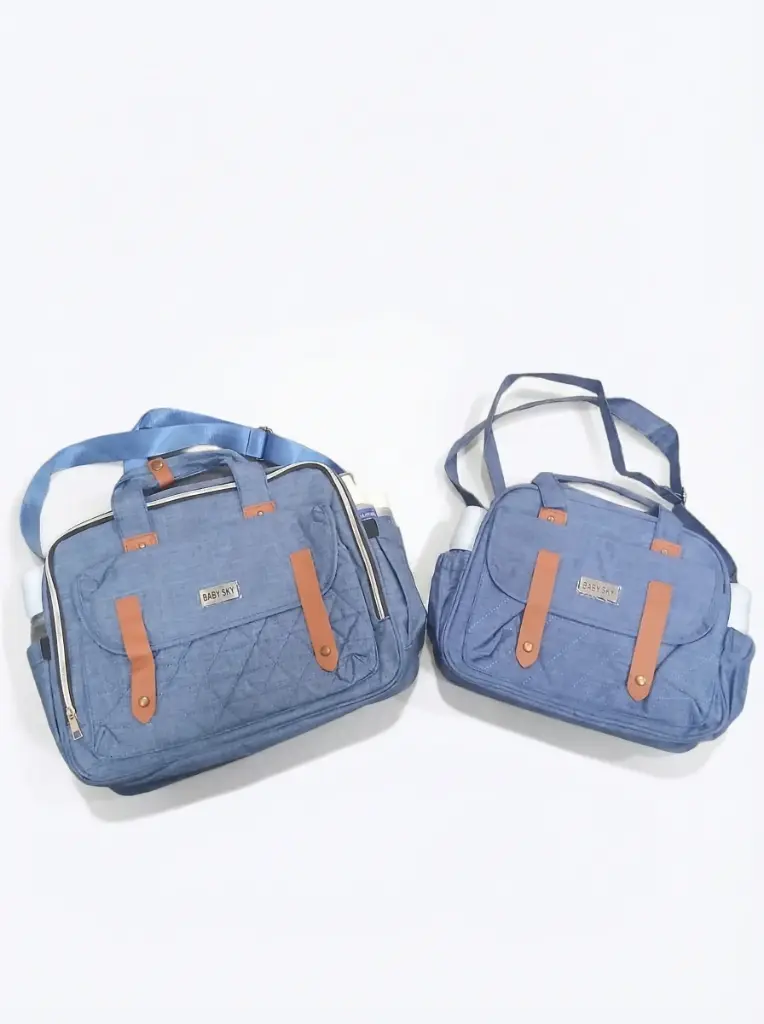 2 Sacs De Maternité Pour Bébé Bleu model Moyen