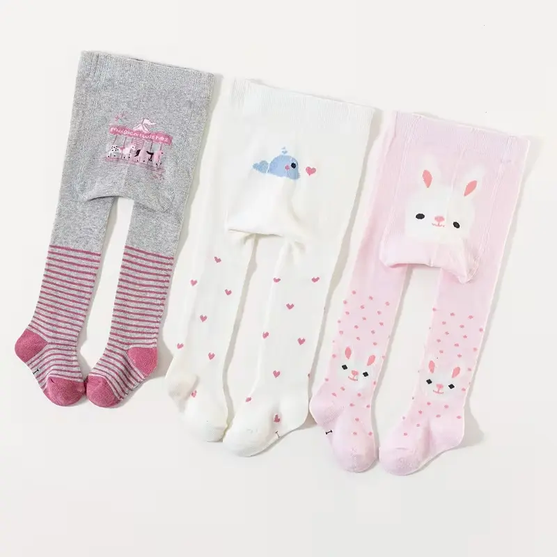 lot de 3 Collants pour Bébé, leggings Tendance & Confort de 1 à 2ans