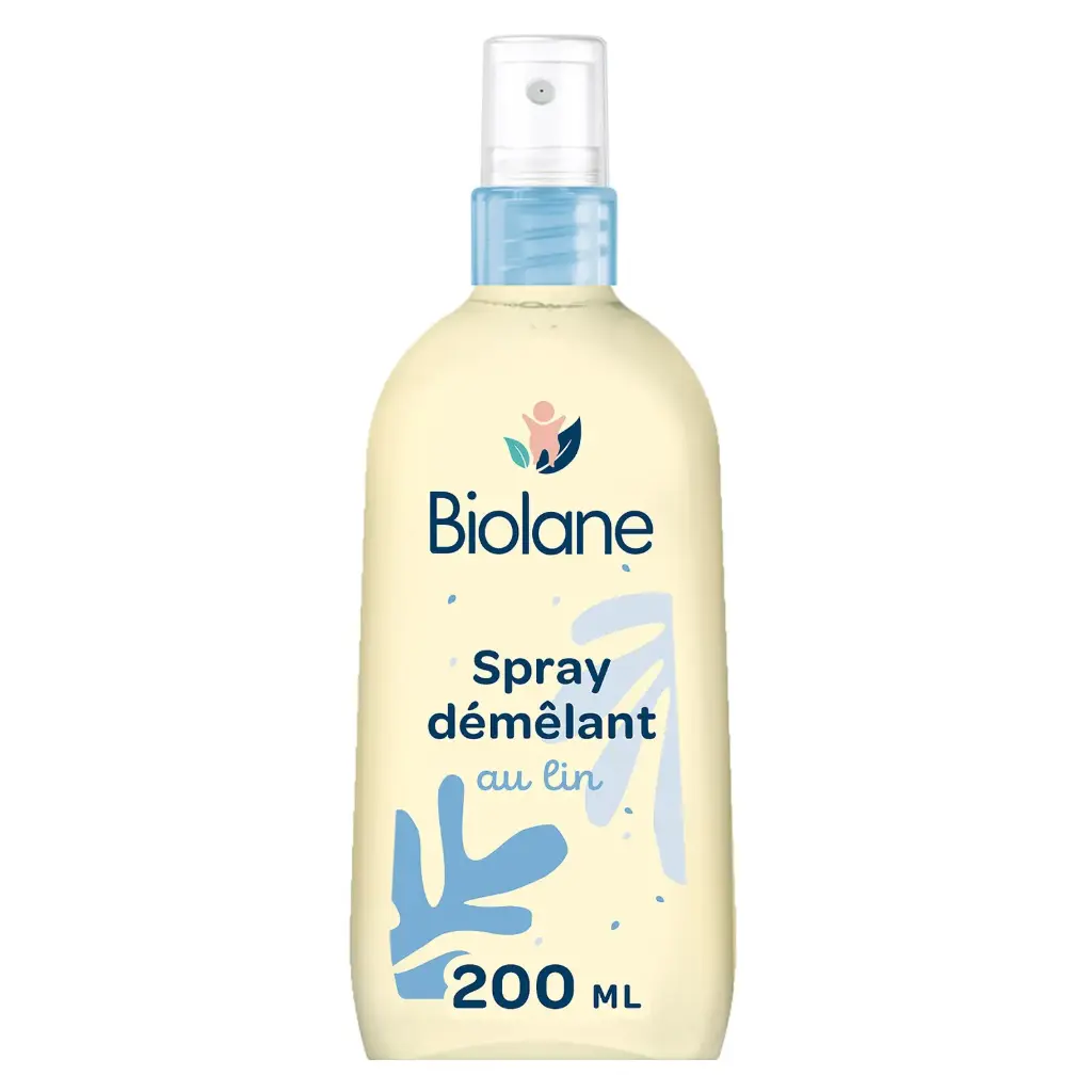 BIOLANE Spray Démêlant Bébé Sans Rinçage 200ml