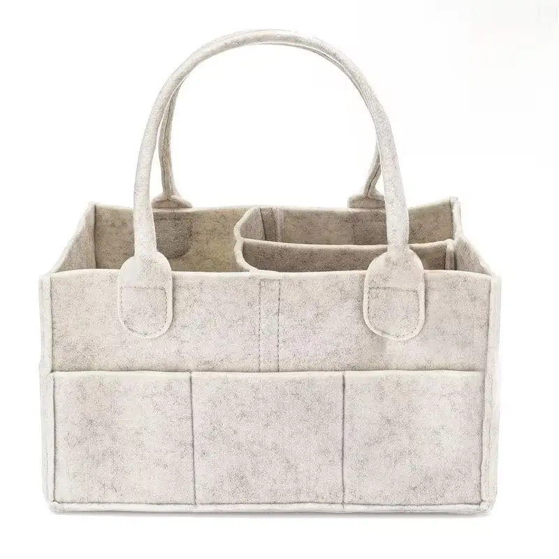Sac organisateur pour bébé à compartiments multiples Beige