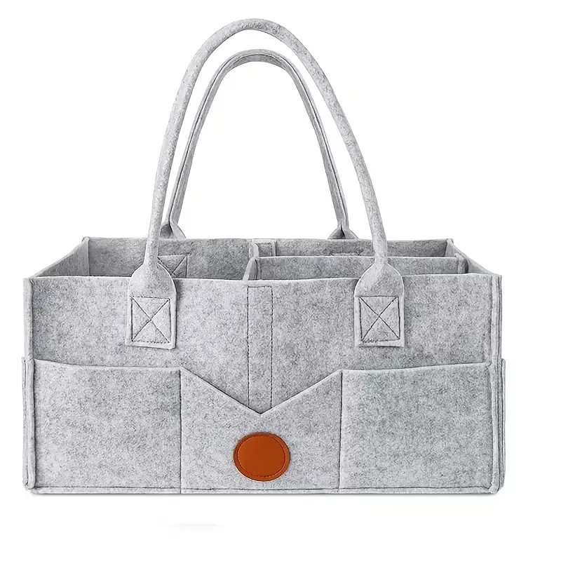 Sac organisateur pour bébé à compartiments multiples Gris