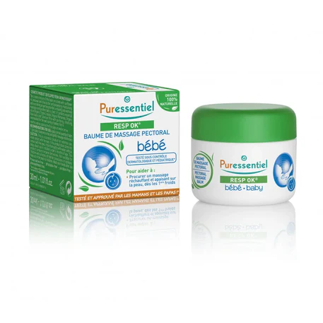Puressentiel Baume de massage calmant bébé – 30ml