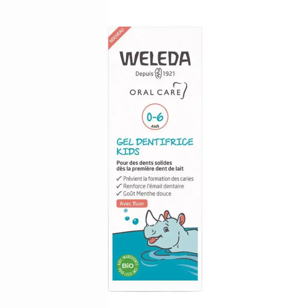 Weleda Kids Gel Dentifrice 0-6 Ans Avec fluor