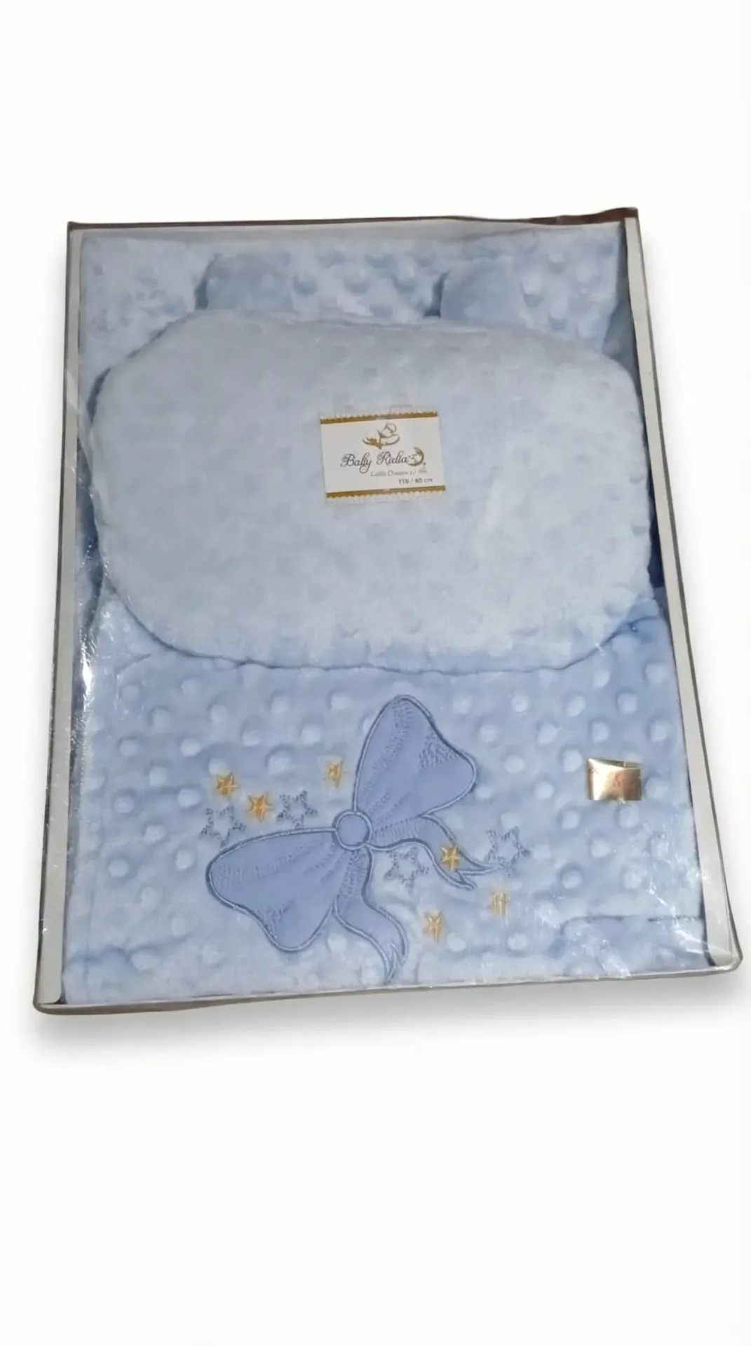 Couverture Pour bébé Avec Oreiller | Babyrelax Bleu