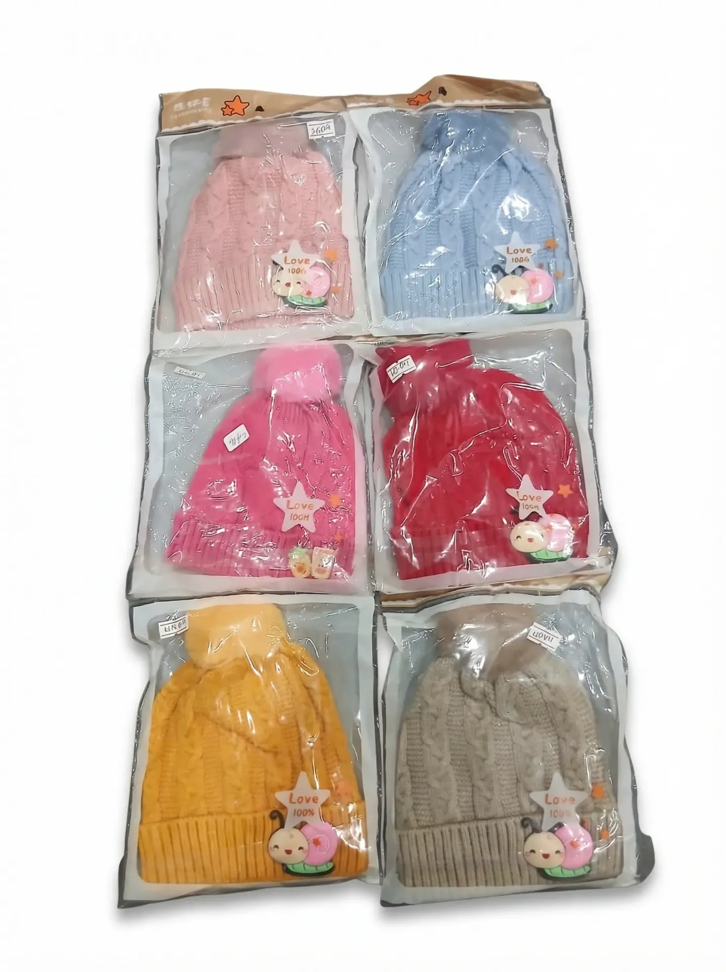 Bonnet Pour Bébé 6 couleurs disponible (rouge)