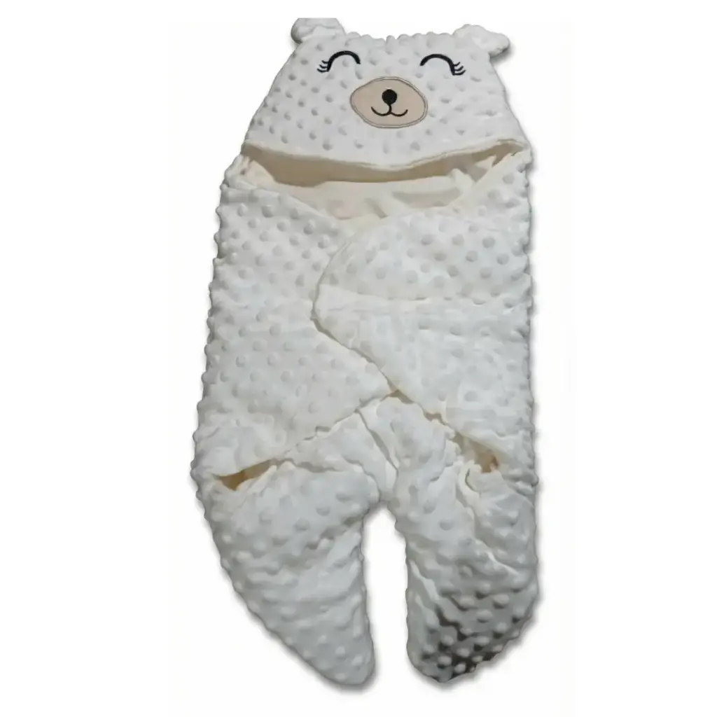 Combinaison pilote bébé avec capuche ours Blanc ou Marron ou Rose (Marron)