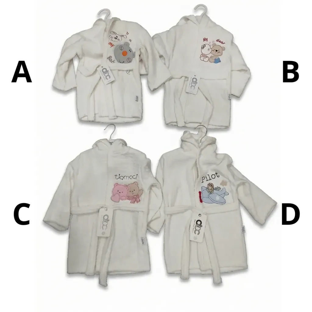 Peignoir pour Bébé 0-6 mois | abc (A)