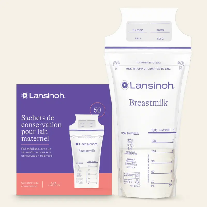 Lansinoh - Sachets De Conservation Pour Lait Maternel 50 Unités