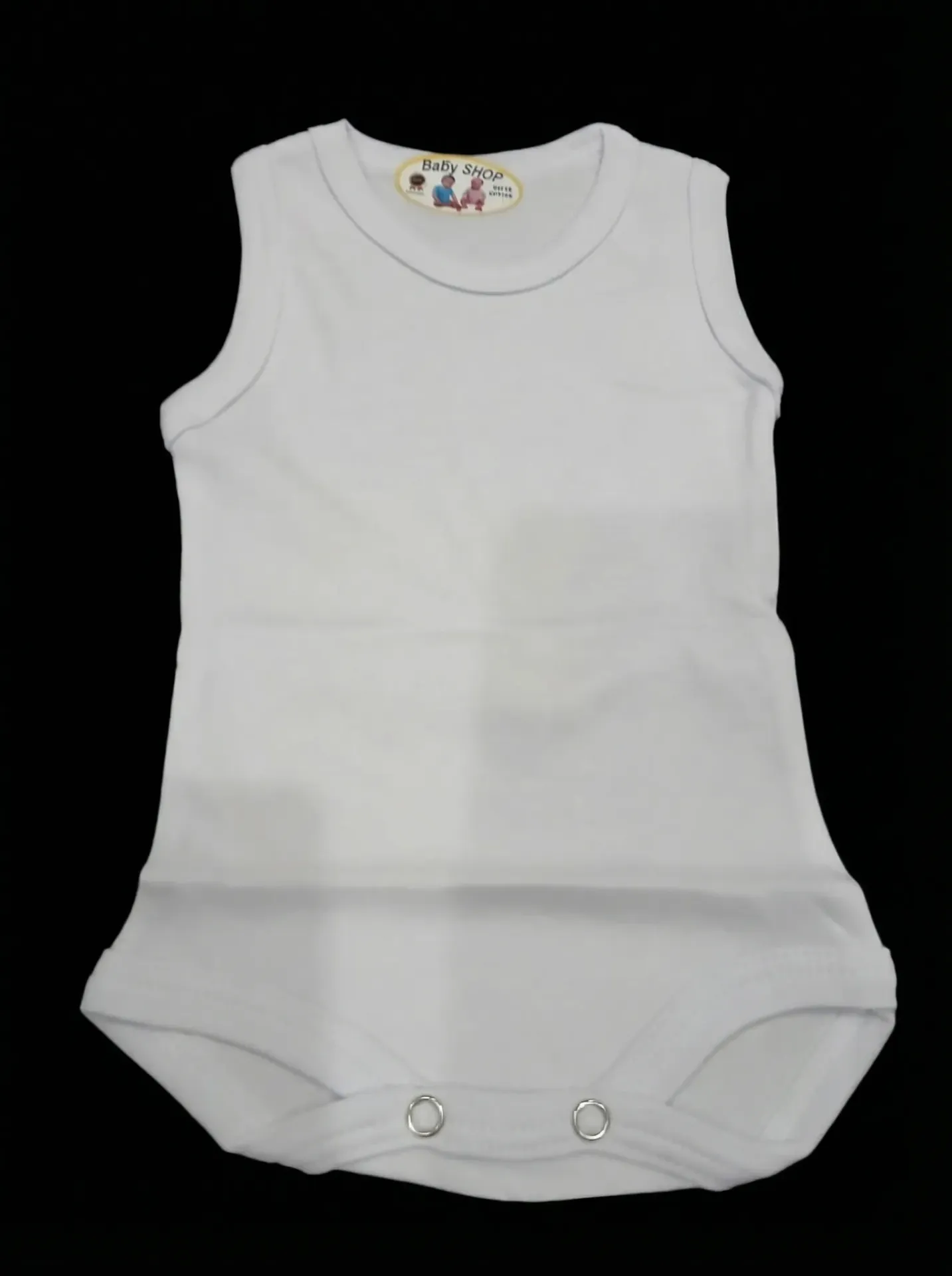 Bodies Bébé Sans Manche 0 mois Blanc