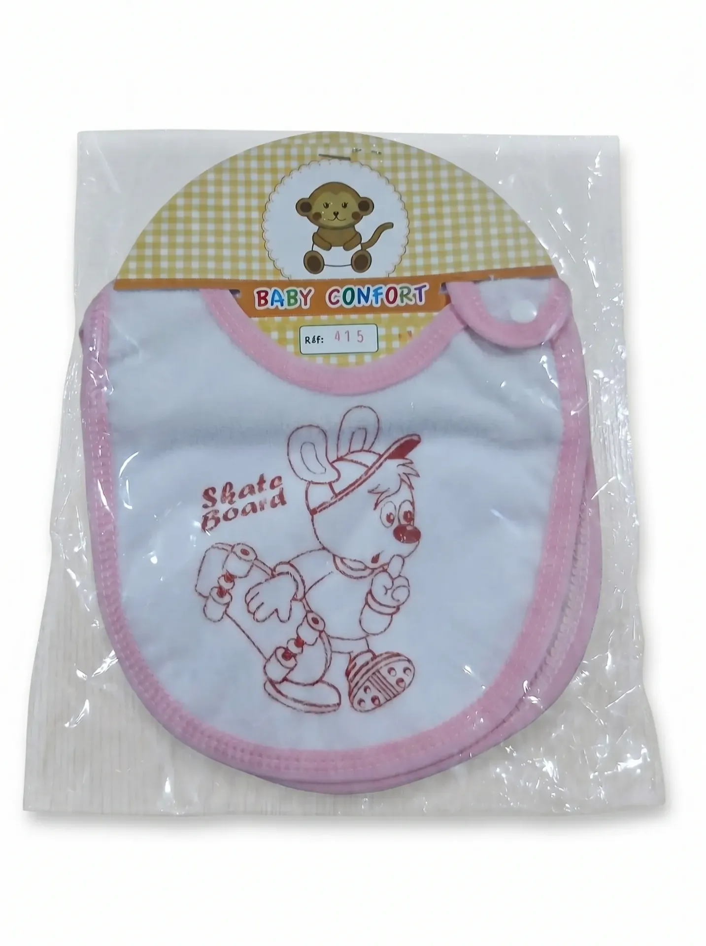 Lot de 2 Bavoirs Bébé Baby Confort Rose