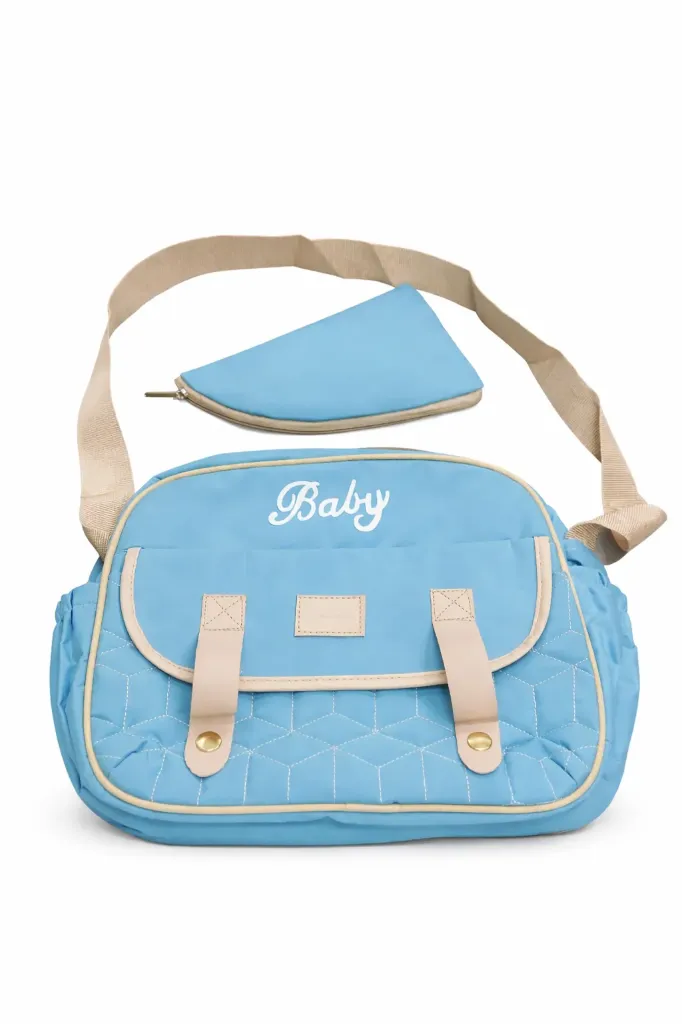 Sac De Maternité Moyen Pour Bébé avec trousse Bleu