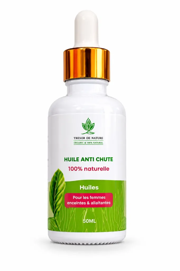 Huile Anti Chute De Cheveux Pour Femmes Enceintes et allaitantes 100% Natural | Trésor de nature 50ml